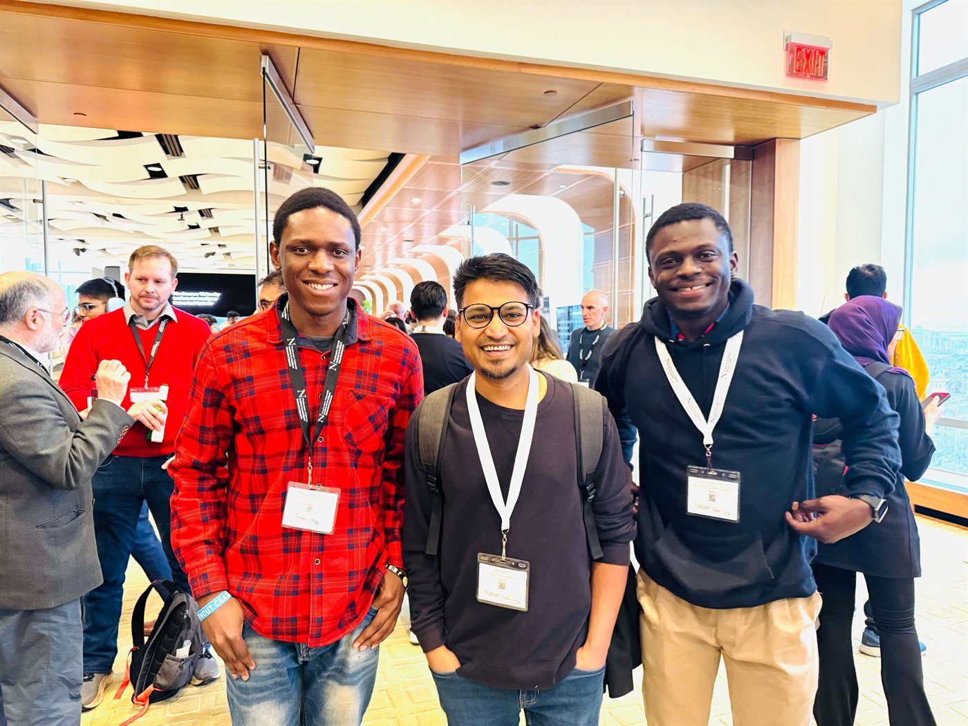 xGI students at a research conference