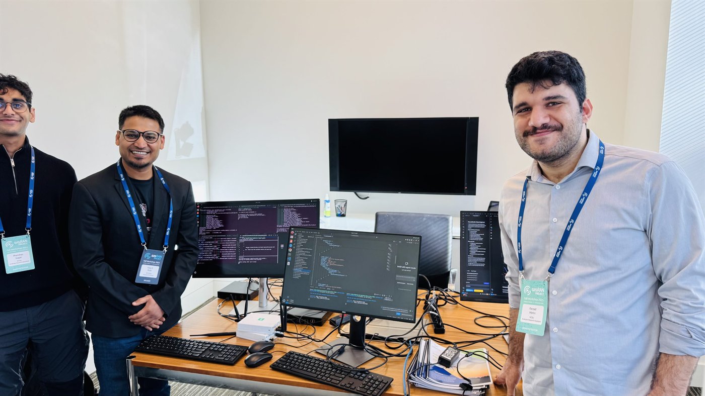 xGI researchers at a development workstation